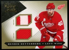 2010-11 Panini Luxury Suite Henrik Zetterberg Prime Dual Patch Gold /10 #24