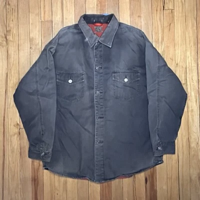 Chaquetas vintage para hombre marrón carbón (talla L) Foto 1 de 4