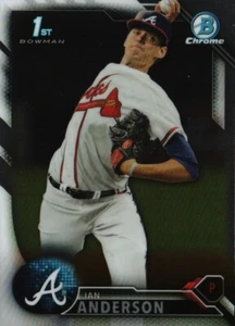 2016 Bowman Draft Chrome #BDC-120 - Ian Anderson - Atlanta Braves 16-109 - Picture 1 of 2
