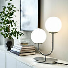 Ikea SIMRISHAMN Table lamp, chrome plated, opal glass 17  - NEW