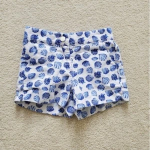 Jane and Jack Toddler Girls' Shell Print Shorts in Island Blue Shells sz3 - Picture 1 of 11