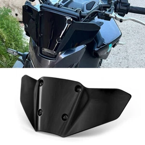 Black Motorcycle Motorbike Windscreen Deflector ABS Fit For Yamaha MT-09 SP 2024 - Foto 1 di 11