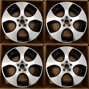 For VW JETTA GOLF GTI GLI OEM Design Wheel 18" 2005-2014 4 Pcs Black Rim 69822A - Picture 1 of 8