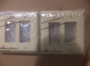 GFCI Electrical Outlet Cover Wallplates Ivory 40 PACK  Decorator 2 gang PJ262V - Picture 1 of 1