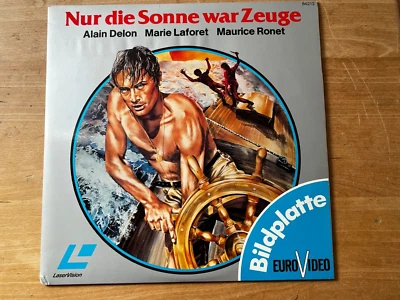 Nur die Sonne war Zeuge mit Alain Delon - Bildplatte Videoplatte - Bild 1 von 2