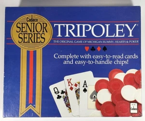 Tripoley Senior Series Cadaco 1989 Michigan Rommé Herzen Poker Vintage 925 komplett - Bild 1 von 7