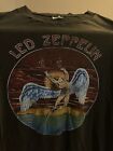 Led Zeppelin T Shirt Vintage early 80’s Sz M 2 Sided Swan Song Zoso VERY RARE