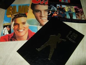 ELVIS PRESLEY : BEST HITS IN JAPAN MAILORDER ONLY 24KT GOLD CD+STAMPS IN LEATHER - Bild 1 von 6