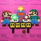 Mario Bros. Pixel Birthday Cake Topper