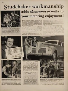1939 vintage Studebaker automobile print ad, Frank E Reilly - Picture 1 of 1