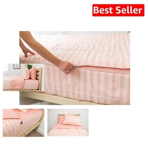 Durable and Cozy Pink Ballerina Twin Bedding Set - Perfect for Little Dancers - Picture 1 of 10