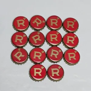 Lote de 14 Tapas Botellas Redds Apple Ale Cerveza Corona Sin Abolladuras Artesanía Hombre Cueva R - Imagen 1 de 7