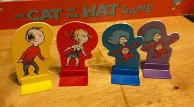 The Cat In The Hat Game - Replacement Pieces: Four Playing Pieces with Stands - Изображение 1 из 2