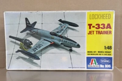ITALERI 806 Modello In Scala 1/48 Aereo Da Addestramento USAF LOCKHEED T-33A - Immagine 1 di 3
