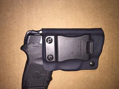 IWB Holster for Smith & Wesson M&P Bodyguard w/ Laser - Adjustable Retention - Imagem 1 de 4