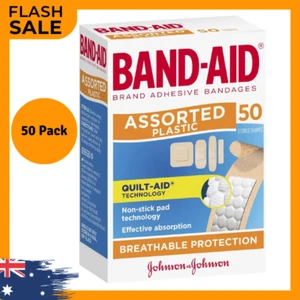 Band-Aid Assorted Plastic Shapes 50 Pack - Picture 1 of 4