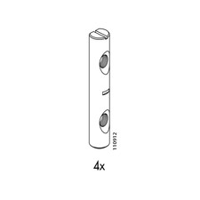 Chevilles IKEA - Diamètre 5.8 X 15 Mm - Tourillons Pour Assemblage Meubles - Réf. 10106860 - Neuf