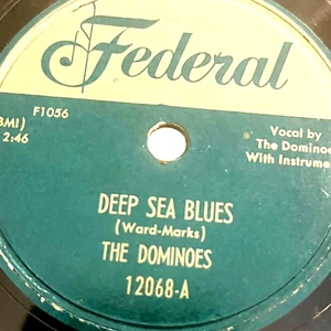 The Dominoes - Have Mercy Baby / Deep Sea Blues - Federal Record 10" 78rpm - Picture 1 of 4