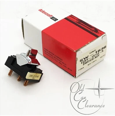 Interruptor de luz de cortesía Lincoln Town Car 1980-1989 (E0VY13713A, SW1636) NOS Foto 1 de 4