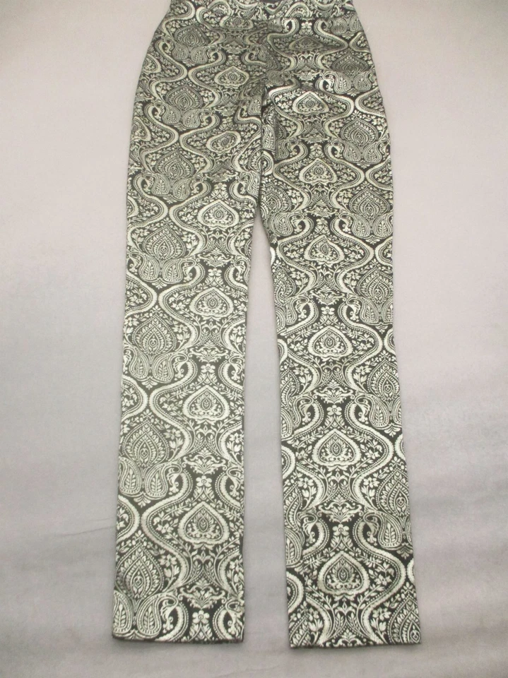 ASOS Size 0 Womens Paisley Stretch Waist High Rise Pull On Comfy Leggings 477 - Image 1 of 4