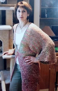 Knitting Pure & Simple Pattern KIMONO STYLE CARDIGAN Women Sweater Size XS-XXL - Picture 1 of 2
