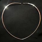 Sterling Silver 925S Neckring for Pendant Collar Necklace Norway Design 1960s