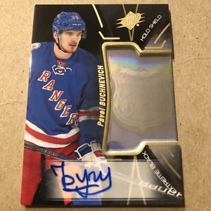 Pavel Buchnevich 2016-17 Upper Deck SPx Extreme Black Holo Shield Rookie Auto - Picture 1 of 6