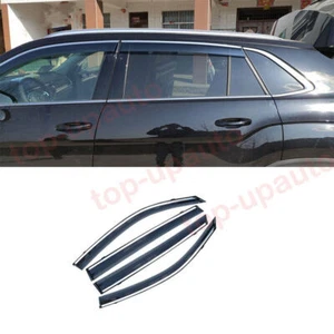 For VW Atlas Cross Sport 2020-2023 Window Wind Visors Rain Guard Vent Deflectors - Picture 1 of 8