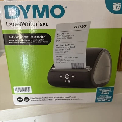 Dymo LabelWriter 5XL Direct Thermal Label 4x6 Printer USB Black | Brand New - Image 1 of 4