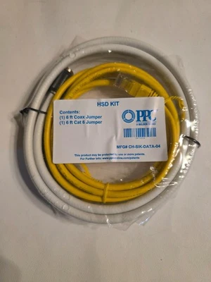 PPC HSD Kit 12ft Coax Jumper 606211-PPC Networking / Coaxial Cabling Kit - Image 1 of 2