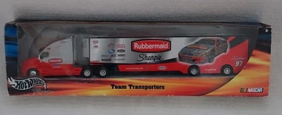 Hot Wheels Racing Rubbermaid Sharpie Team Transporters NASCAR 97 2000 Kurt Busch Foto 1 de 4