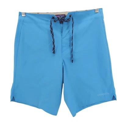 PATAGONIA Hombre Azul Sólido Usado Ligero y Variable Board-Shorts Talla 30 Foto 1 de 4