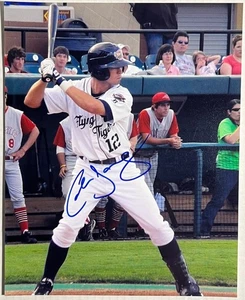 Vintage Photo Cale Iorg Autographed Flying Tigers Baseball Signed - Picture 1 of 5