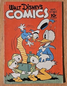 Walt Disney's Comics and Stories #27 (Dell, 1942) ottime condizioni o ottime condizioni - Foto 1 di 6