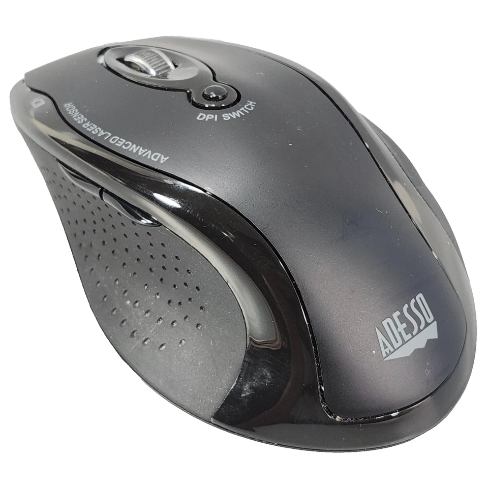 Adesso iMouse G25 Ergonomic Wireless Mouse with Dongle for Tru-Form WKB-1500GB - Image 1 of 4
