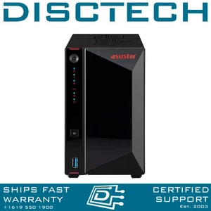 Asustor 10TB Nimbustor 2 Gen 2 AS5402T 2-bay SATA NVMe NAS Server - Picture 1 of 3