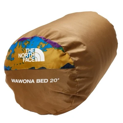 Новый North Face Wawona кровать 20 ° F / -7 ° C спальный мешок панорама печати, длинный - Изображение 1 из 4