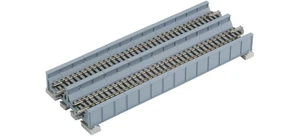 K20-457 Kato N Scale Double Track Plate Bridge 186mm Grey - Picture 1 of 1
