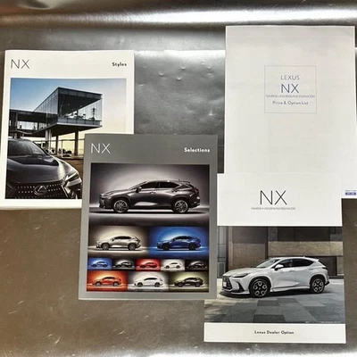 Raro autentico set catalogo Lexus NX brochure importazione Giappone listino p... - Immagine 1 di 4