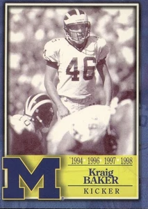 TK LEGACY MICHIGAN KRAIG BAKER #L108 - Picture 1 of 2