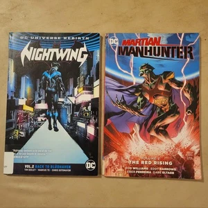 Lot Of 2 DC Trade Paperbacks, TPB Martian Manhunter & Nightwing, Graphic Novels - Picture 1 of 2