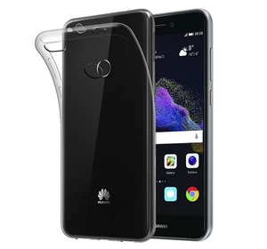 Funda In Gel TPU Sottile Ultra-Sottile 0,3Mm Trasparente Per Huawei P8 Lite 2017 - Foto 1 di 4