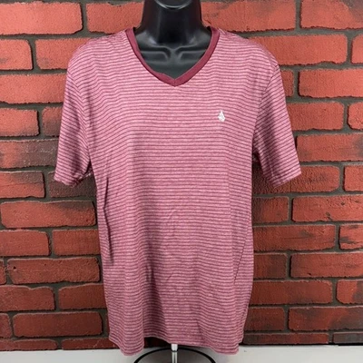 Volcom Womans Medium Striped V-Neck Shirt - Classic, Casual - Image 1 of 4