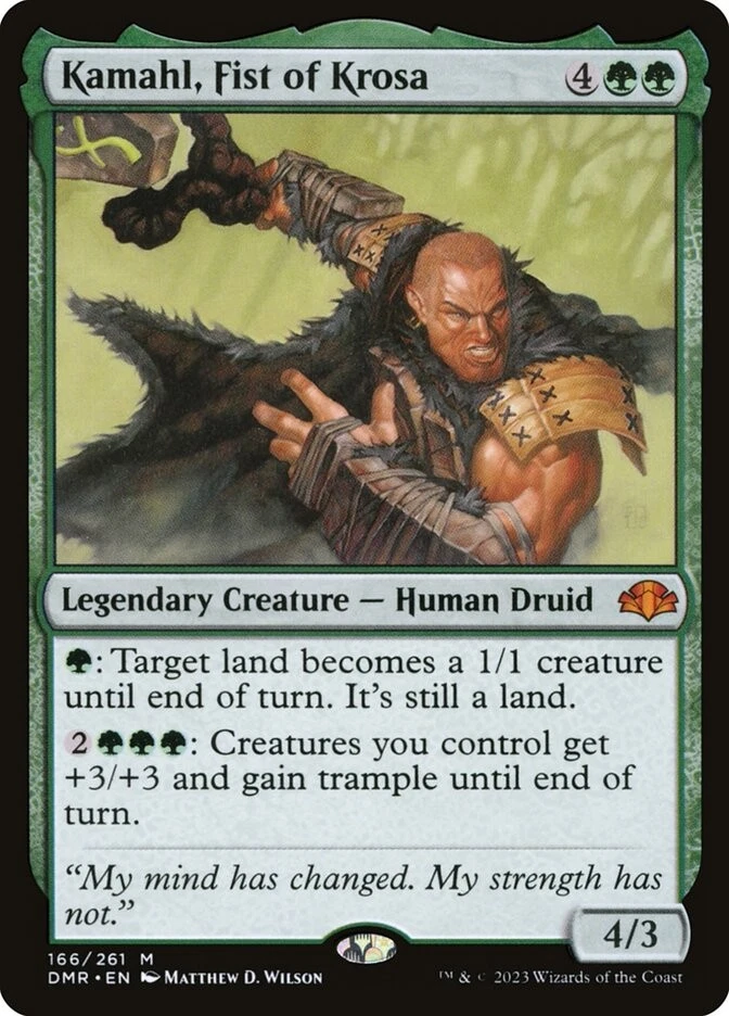 Kamahl, Fist of Krosa Regular - Dominaria Remastered MTG-NM - Image 1 of 1