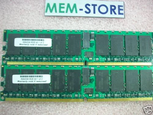 AD276A 8GB (2x4GB) DDR2-533 RDIMM Memory HP Integrity rx2660 - Image 1 of 1