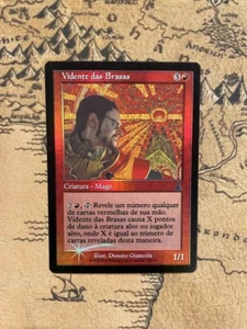 MTG Magic Cinder Seer (Urza's Destiny - Portuguese) MINT! FOIL - Picture 1 of 2