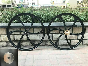 CDHPOWER 26" Mag Wheels Set Rims & 22T Flywheel & 44T Sprocket-Motorized Bicycle - Picture 1 of 14