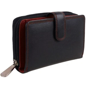 Quality Ladies Soft Leather Two Tone Purse/Wallet by Visconti; Colorado Gift ... - Picture 1 of 8