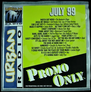 PROMO ONLY "URBAN RADIO JULY 1999" DJ PROMO CD COMPILATION EMINEM, NAS *NEW* - Picture 1 of 3