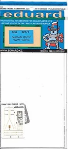 Eduard WWII USAAF Fabric Seatbelts with Photo Etch Details 1/32 771 DO ST - Picture 1 of 2